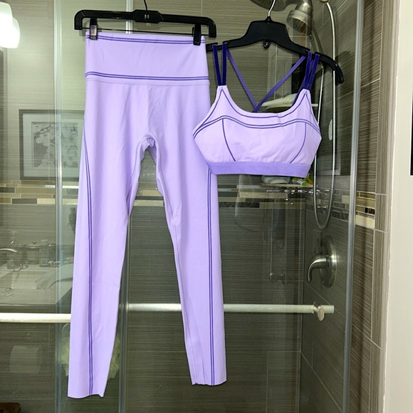 Offline by Aerie Pants - ✨OFFLINE by Aerie✨ Matching Goals Workout Set Velvet 7/8 Legging Sports Bra M